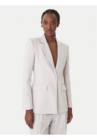 Patrizia Pepe Marynarka 8S0582/A498-S748 Szary Regular Fit. Kolor: szary. Materiał: syntetyk #1