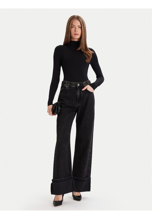 Wolford Body Shaping 77122 Czarny Slim Fit. Kolor: czarny. Materiał: syntetyk