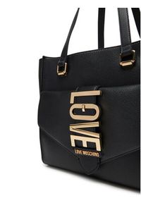 Love Moschino - LOVE MOSCHINO Torebka JC4225PP0MKC0000 Czarny. Kolor: czarny. Materiał: skórzane #3