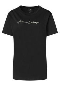 Armani Exchange T-Shirt XW000839 AF10356 MC021 Czarny Regular Fit. Kolor: czarny. Materiał: bawełna #5