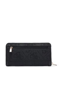 Guess Portfel Audrey Logo Slg SWJG97 55146 Czarny. Kolor: czarny. Materiał: materiał #2