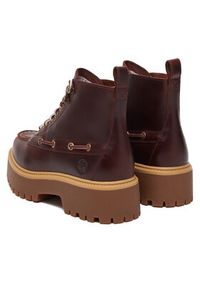 Timberland Trzewiki Stone Street Mid TB0A27YZEIW1 Bordowy. Kolor: czerwony. Materiał: skóra. Styl: street #2