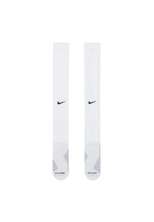 Nike - Podkolanówki Piłkarskie Strike Dla Kobiet. Kolor: biały. Sport: piłka nożna