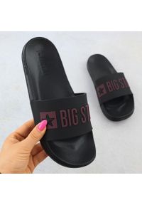 Big-Star - Klapki plażowe basenowe czarne Big Star SS274708. Okazja: na plażę. Kolor: czarny. Materiał: tworzywo sztuczne. Styl: casual
