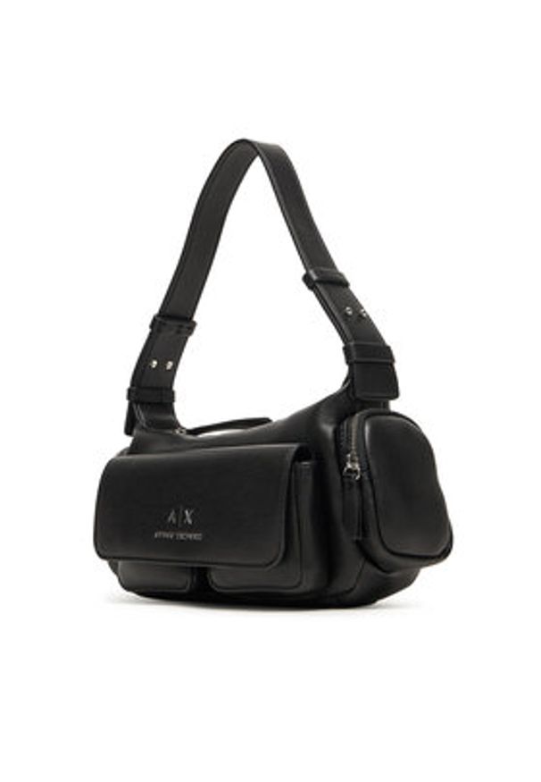 Armani Exchange Torebka XW000405 AF12589 UC001 Czarny. Kolor: czarny. Materiał: skórzane