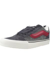 Vans - Buty VANS KNU SKOOL Szary. Kolor: szary. Materiał: tkanina, skóra. Sport: skateboard