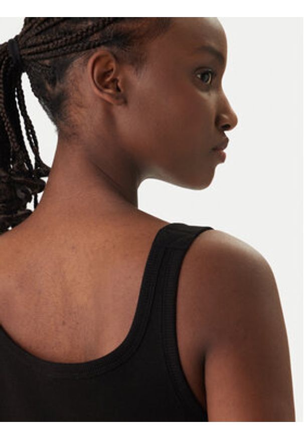 Versace Jeans Couture Sukienka codzienna 80HAO943 J0198 Czarny Slim Fit. Okazja: na co dzień. Kolor: czarny. Materiał: bawełna. Typ sukienki: proste. Styl: casual