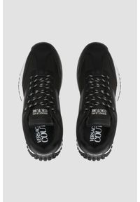 Versace Jeans Couture - VERSACE JEANS COUTURE Czarne sneareksy męskie Fondo Hyber Dis. 47, Rozmiar 43. Kolor: czarny #2