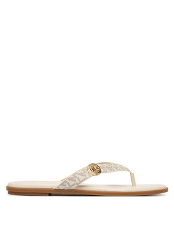 MICHAEL Michael Kors Japonki Ering Thong 40S6ERFS1B Écru. Kolor: kremowy. Materiał: skóra