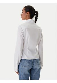 Guess Jeans Koszula W6RH66 WH7P1 Biały Regular Fit. Kolor: biały. Materiał: bawełna #4