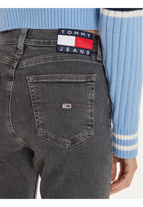 Tommy Jeans Jeansy Sylvia DW0DW19531 Szary Skinny Fit. Kolor: szary