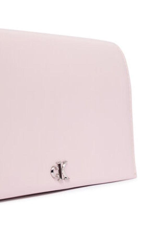 Calvin Klein Torebka Ck Wallet On Chain LV04F3319G Bordowy. Kolor: czerwony. Materiał: skórzane