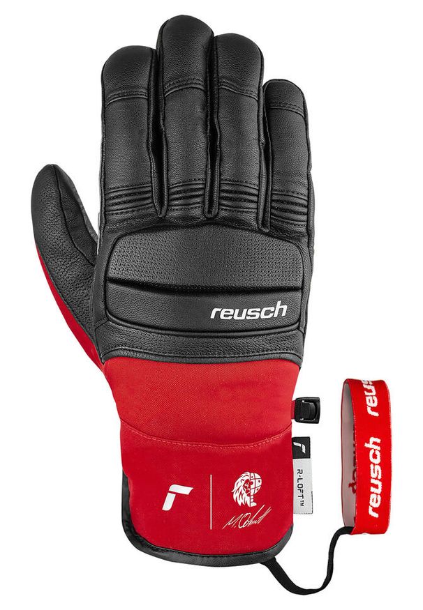Reusch - Rękawice Marco Odermatt. Kolor: czerwony, wielokolorowy, czarny. Sezon: zima. Sport: narciarstwo