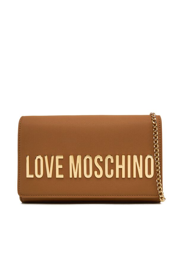 Love Moschino - Torebka LOVE MOSCHINO. Kolor: brązowy