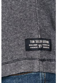 Tom Tailor - Longsleeve. Okazja: na co dzień. Typ kołnierza: golf. Kolor: niebieski. Materiał: bawełna, dzianina. Wzór: gładki. Styl: casual #4