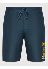 Hurley Szorty kąpielowe Solids AMBS22Q1O Granatowy Regular Fit. Kolor: niebieski. Materiał: syntetyk #3