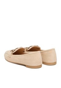 DeeZee Loafersy LE601-42 Beżowy. Kolor: beżowy. Materiał: materiał #2