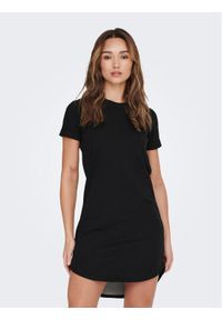 JDY Sukienka codzienna Ivy 15174793 Czarny Regular Fit. Okazja: na co dzień. Kolor: czarny. Materiał: bawełna, syntetyk. Typ sukienki: proste. Styl: casual