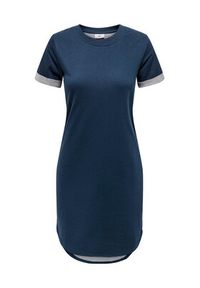 JDY Sukienka codzienna Ivy 15174793 Niebieski Regular Fit. Okazja: na co dzień. Kolor: niebieski. Materiał: bawełna. Typ sukienki: proste. Styl: casual #10