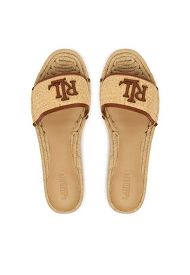 Lauren Ralph Lauren - LAUREN RALPH LAUREN Espadryle 802P06398003 Beżowy. Kolor: beżowy. Materiał: syntetyk