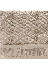Love Moschino - LOVE MOSCHINO Torebka JC4338PP0GKH110B Beżowy. Kolor: beżowy