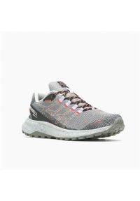 Buty do biegania damskie Merrell Fly Strike Gtx. Kolor: szary. Materiał: materiał, syntetyk. Szerokość cholewki: normalna