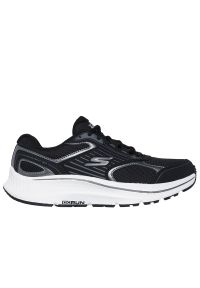 skechers - Buty damskie Skechers Go Run Consistent 2.0 Advantage 128606BKW - czarne. Okazja: na spacer, na co dzień. Zapięcie: sznurówki. Kolor: czarny. Materiał: materiał, syntetyk, guma. Szerokość cholewki: normalna. Wzór: aplikacja. Model: Skechers Sport. Sport: bieganie