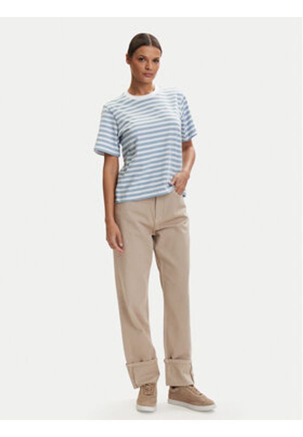 only - ONLY T-Shirt Livina 15272227 Biały Regular Fit. Kolor: biały. Materiał: bawełna