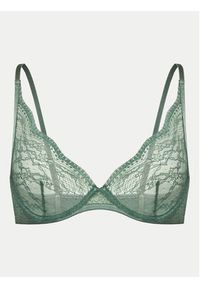 Hunkemöller Biustonosz z fiszbiną Isabelle 204684 Zielony. Kolor: zielony. Materiał: syntetyk