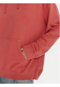 Quiksilver Bluza Esential Hoodie EQWFT03191 Koralowy Regular Fit. Kolor: pomarańczowy. Materiał: bawełna #5