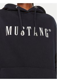 Mustang Bluza Margo 1013934 Granatowy Oversize. Kolor: niebieski. Materiał: bawełna