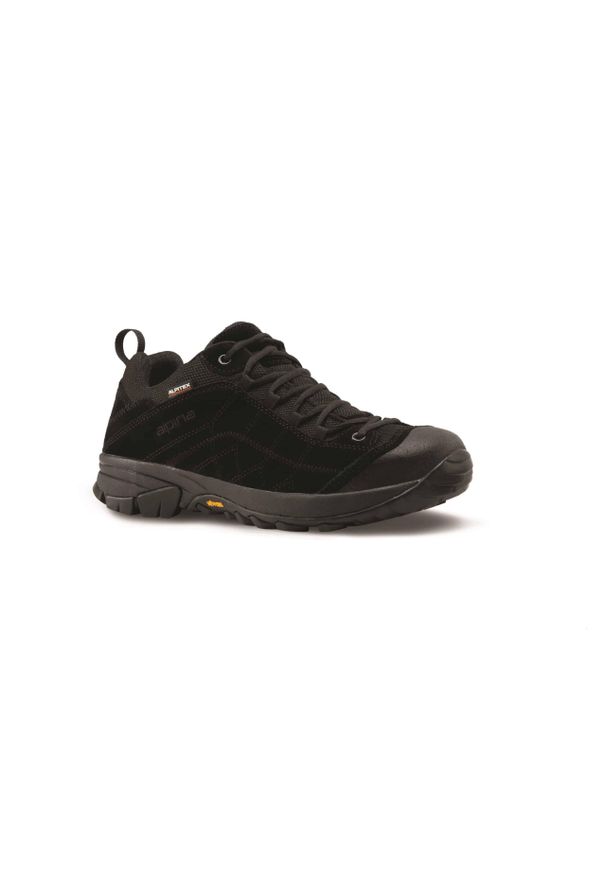 Buty Trekkingowe męskie Alpina Tropez Black Vibram. Kolor: czarny. Styl: sportowy. Sport: turystyka piesza
