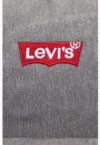 Levi's® - Levi's Plecak męski kolor szary duży z aplikacją. Kolor: szary. Wzór: aplikacja. Styl: biznesowy #2