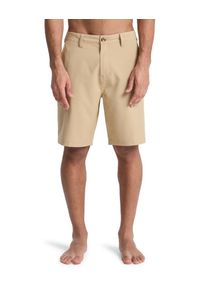 Quiksilver - Spodenki kąpielowe typu amphibian dla Mężczyzn UNION AMPH 20" Brązowy. Kolor: beżowy. Materiał: elastan, poliester, materiał. Styl: sportowy