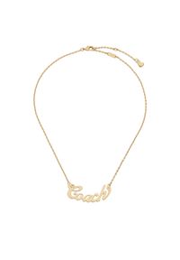 Coach Naszyjnik 37557618 GLD710 Złoty. Materiał: metalowe. Kolor: złoty #1