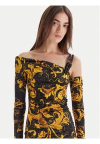 Versace Jeans Couture Sukienka koktajlowa 79HAO974 JS508 Czarny Slim Fit. Kolor: czarny. Materiał: syntetyk. Styl: wizytowy