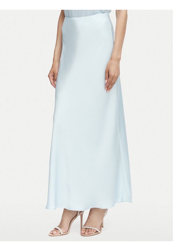 Vero Moda Spódnica maxi Livia 10350079 Niebieski jasny Regular Fit. Kolor: niebieski. Materiał: syntetyk