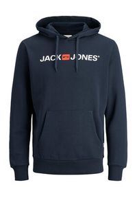 Jack & Jones - Jack&Jones Bluza Corp Old Logo 12137054 Granatowy Regular Fit. Kolor: niebieski. Materiał: bawełna #3
