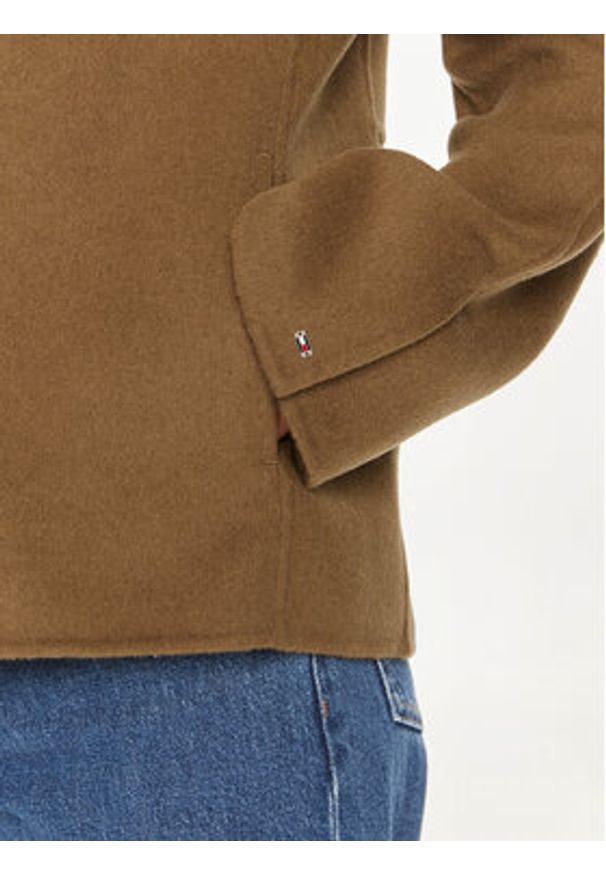 TOMMY HILFIGER - Tommy Hilfiger Kurtka przejściowa WW0WW42625 Brązowy Regular Fit. Kolor: brązowy. Materiał: syntetyk