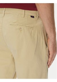 Kappa Szorty materiałowe Oris 600BTI0 Beżowy Slim Fit. Kolor: beżowy. Materiał: bawełna