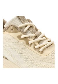 Big-Star - Sneakersy damskie Big Star, cholewka z materiału tekstylnego o oddychającej strukturze klasyczne sznurowanie, beżowe, TT274318. Okazja: na co dzień, na spacer. Zapięcie: sznurówki. Kolor: beżowy. Materiał: materiał. Szerokość cholewki: normalna. Sport: turystyka piesza #2