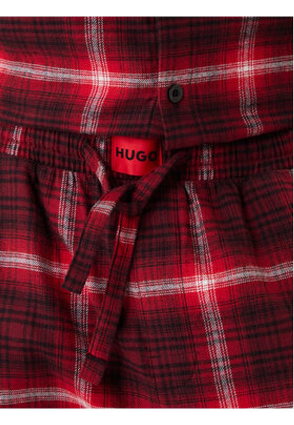Hugo - HUGO Piżama Louk 50550084 Czerwony Regular Fit. Kolor: czerwony. Materiał: bawełna