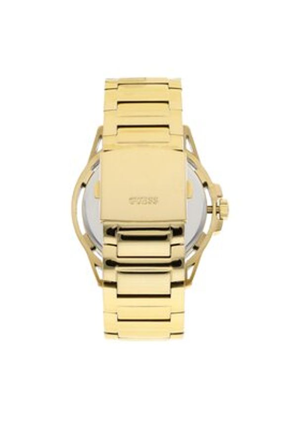 Guess Zegarek King GW0497G2 Złoty. Kolor: złoty