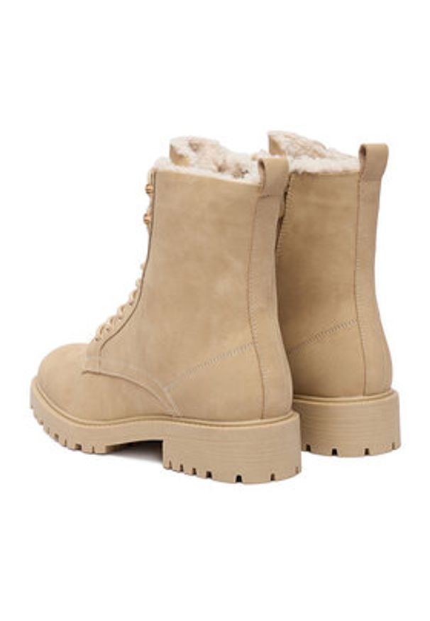 DeeZee Trzewiki HX24016-1 Beżowy. Kolor: beżowy. Materiał: materiał