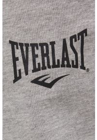 EVERLAST - Everlast Spodnie męskie kolor szary z nadrukiem. Kolor: szary. Materiał: dzianina. Wzór: nadruk #2
