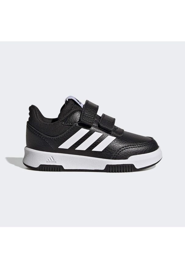 Adidas - Tensaur Hook and Loop Shoes. Kolor: biały, wielokolorowy, czarny. Materiał: materiał