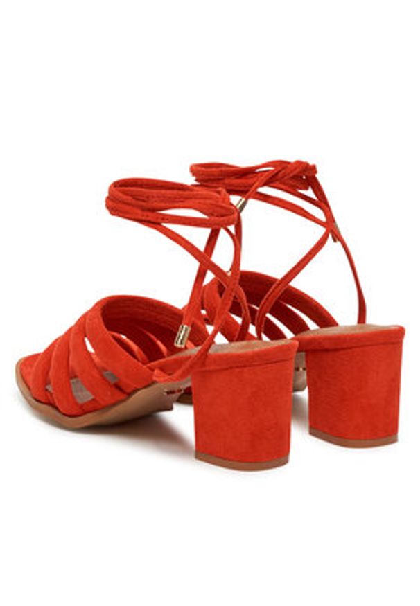 DeeZee Sandały XFV28178-D1 Czerwony. Kolor: czerwony. Materiał: materiał