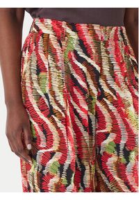 LOLA CASADEMUNT Spodnie materiałowe MS2614027 Kolorowy Wide Leg. Materiał: wiskoza. Wzór: kolorowy #3