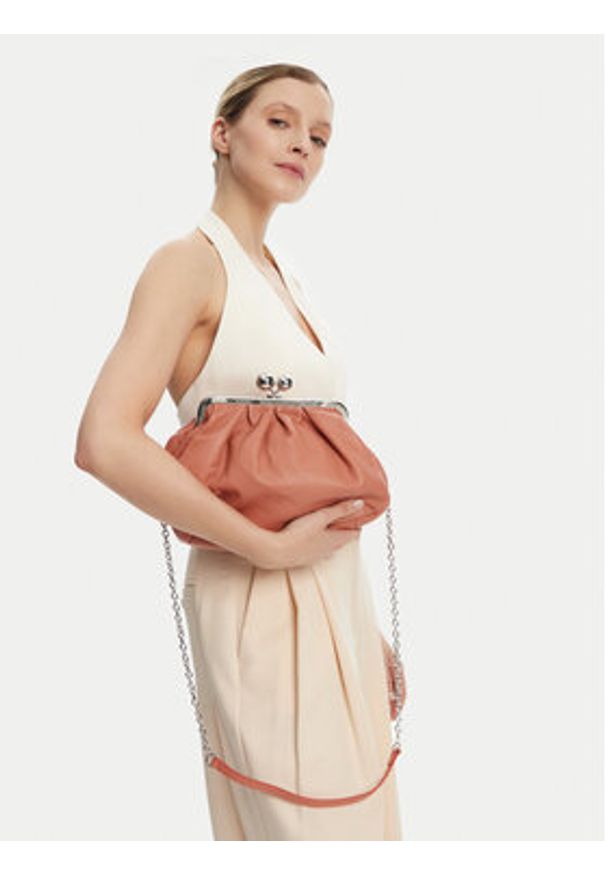 Weekend Max Mara Torebka Cubico 2515511024600 Różowy. Kolor: różowy. Materiał: skórzane