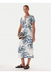 Tatuum Spódnica midi Seno T2509.176 Beżowy Regular Fit. Kolor: beżowy. Materiał: len